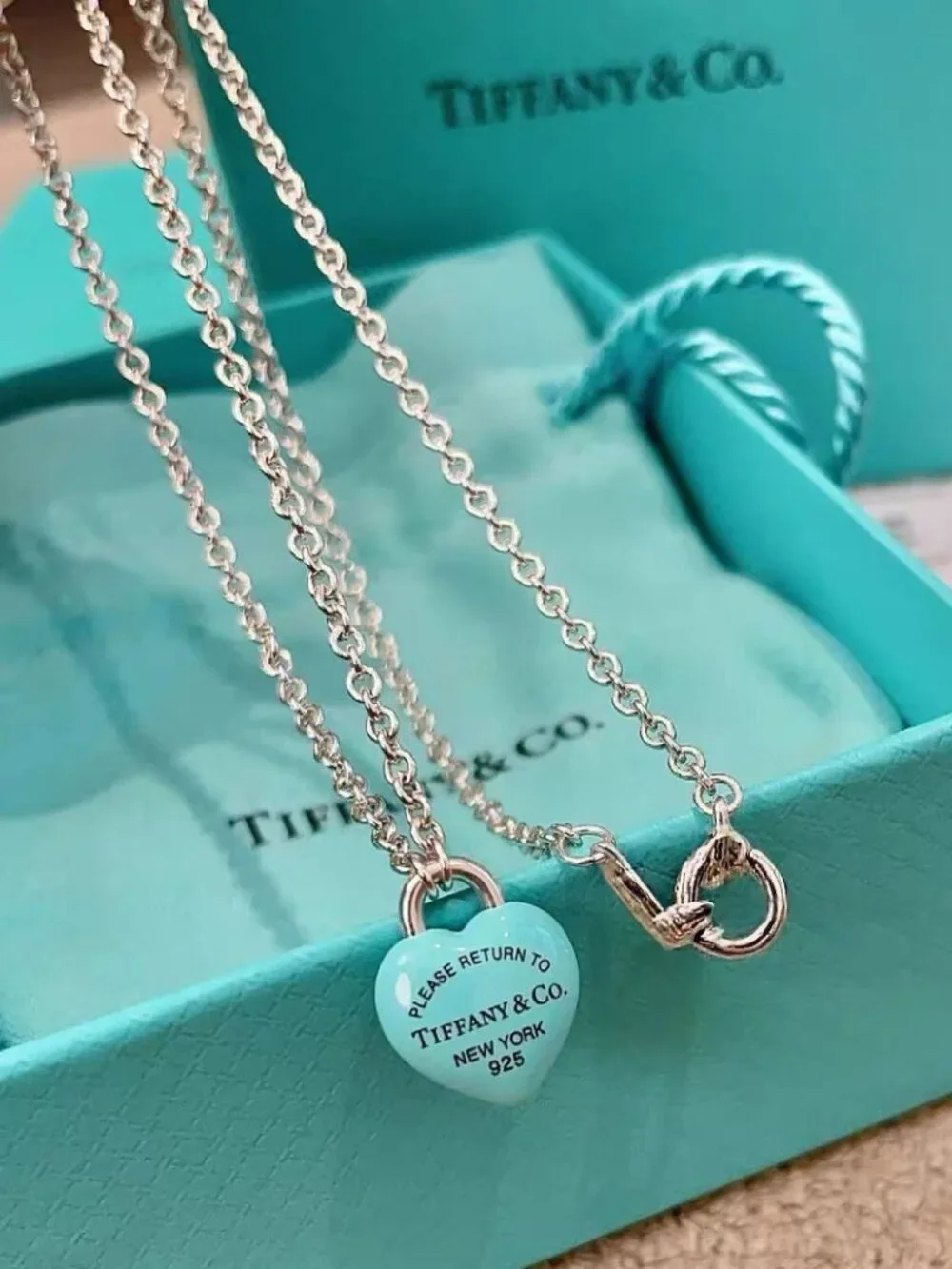 Tiffany & Co. Return to Tiffany Heart Tag Pendant Necklace